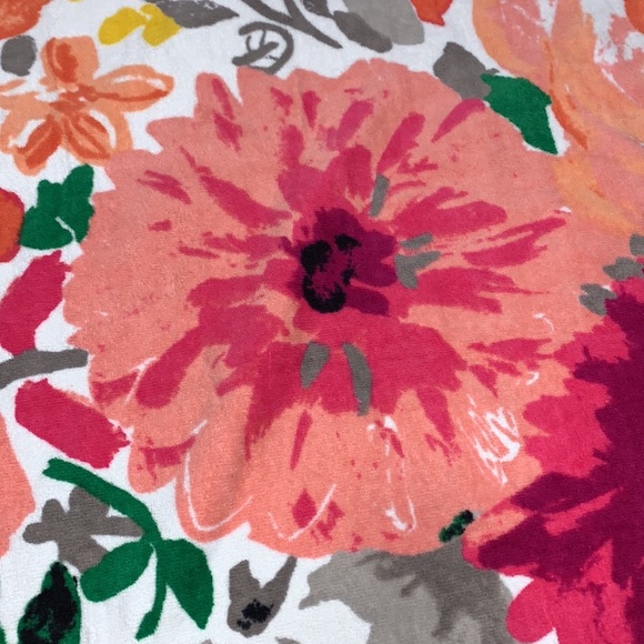 ♠️❤️kate spade New York 100% Cotton Oversized Beach Towel Beautiful Floral - Picture 4 of 15